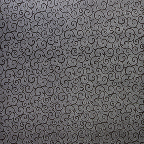 Papel De Parede Floral Cinza 10 Metros Importado Vinilico  Texturizado C/ Cola