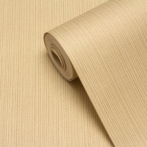 Papel De Parede Linho Marrom Gold 10 Metros Importado Vinilico Texturizado C/ Cola